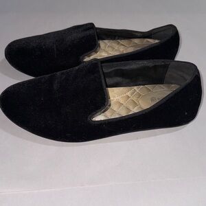 Birdies The Starling black velvet loafers women’s size 7